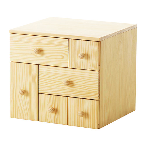 IKEA Add-on chest with 6 drawers, Pine