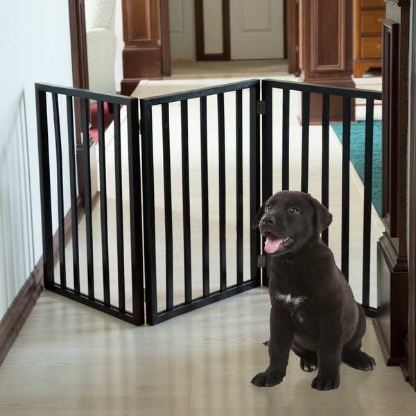 PetMaker Freestanding Wooden Pet Gate