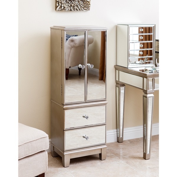 Sophie Mirrored Jewelry Armoire