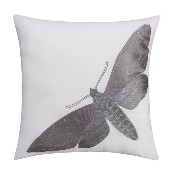 Thomas Paul Curiosities Moth 18-inch Decorative Pillow
