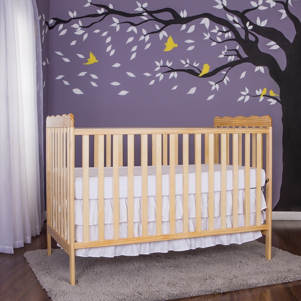 Dream On Me Natural Wood 2-in-1 Classic Convertible Crib