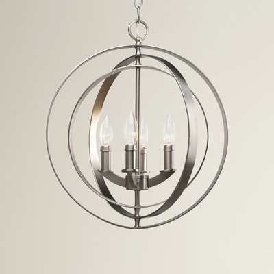 Morganti 4 Light Candle-Style Chandelier 