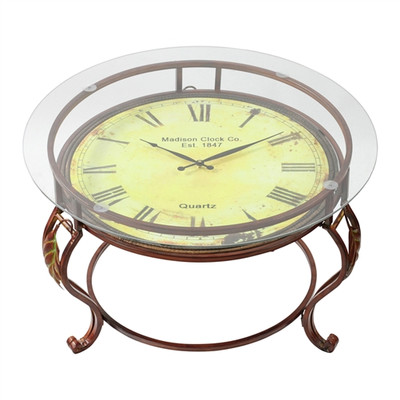Lytton Coffee Table with Clock 