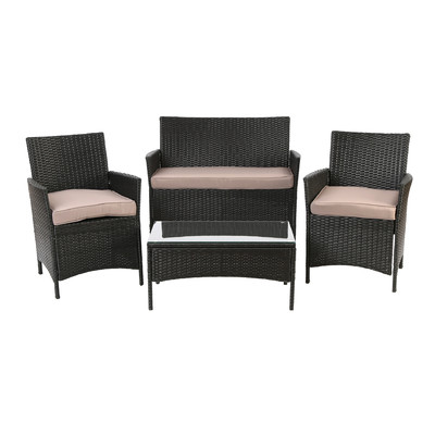Bellevue 4 Piece Seating Group with Cushion