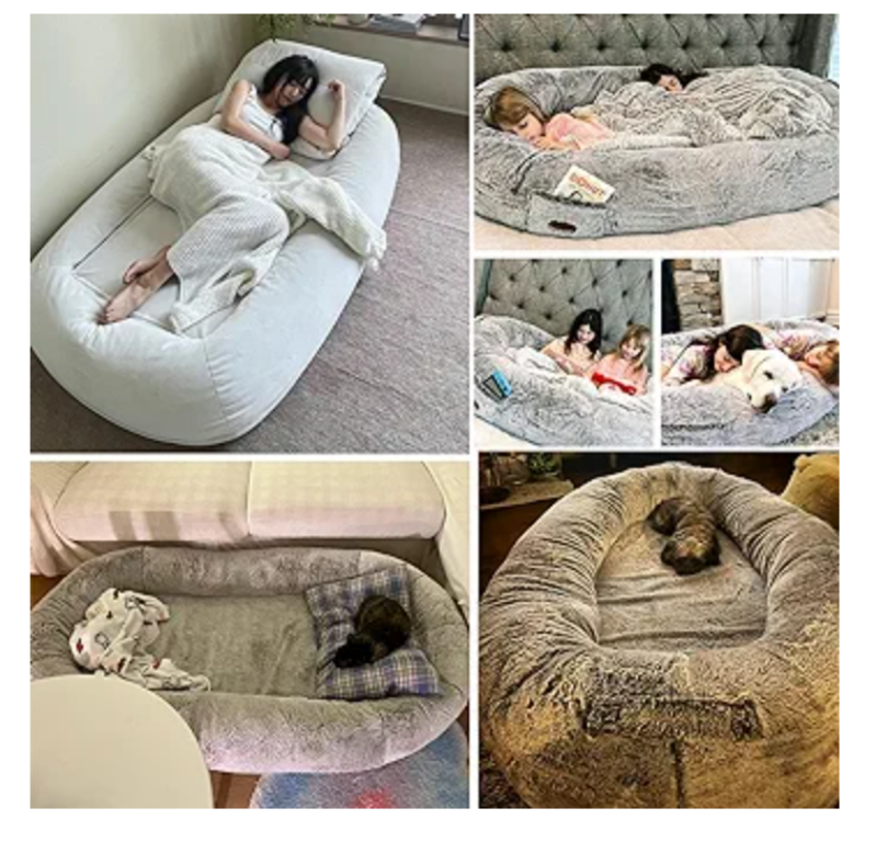 Large human sized dog bed 