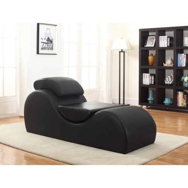 Faux Leather Yoga & Stretch Relax Chaise