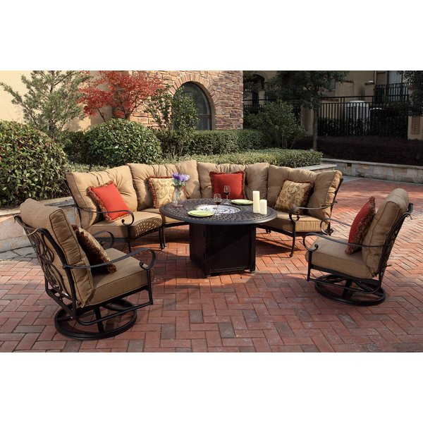 Leavitt 7-Piece Fire Pit Seating Group