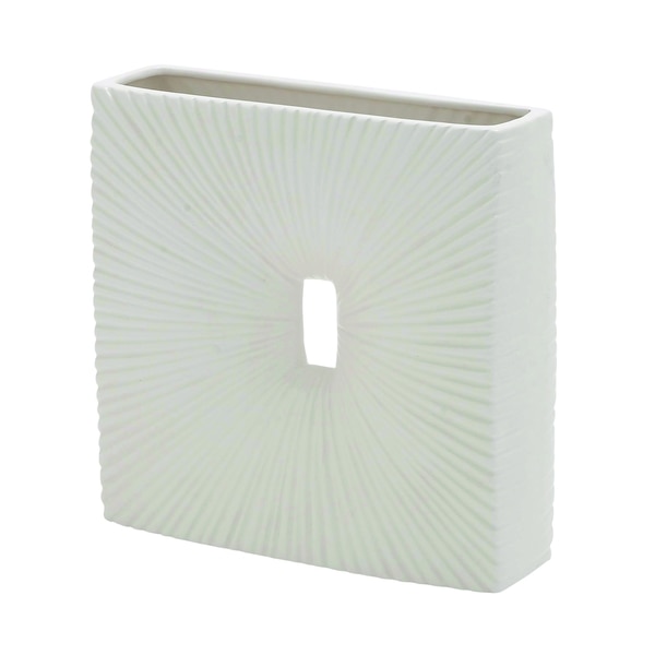 Square Shaped Creatively Styled Shanghai Ceramic Vase