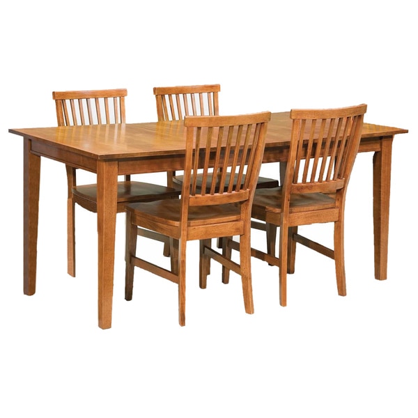 Home Styles Arts and Crafts Cottage Oak 5-piece Dining Furniture Set