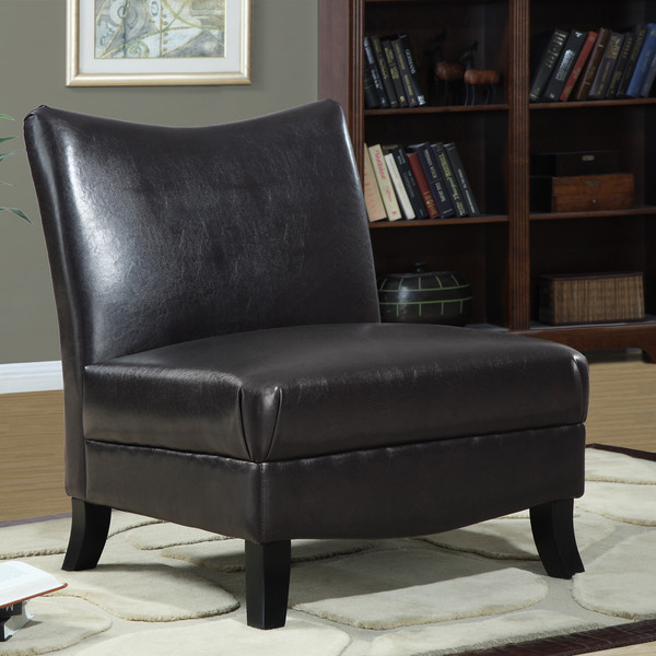 Linda Leather Accent Chair