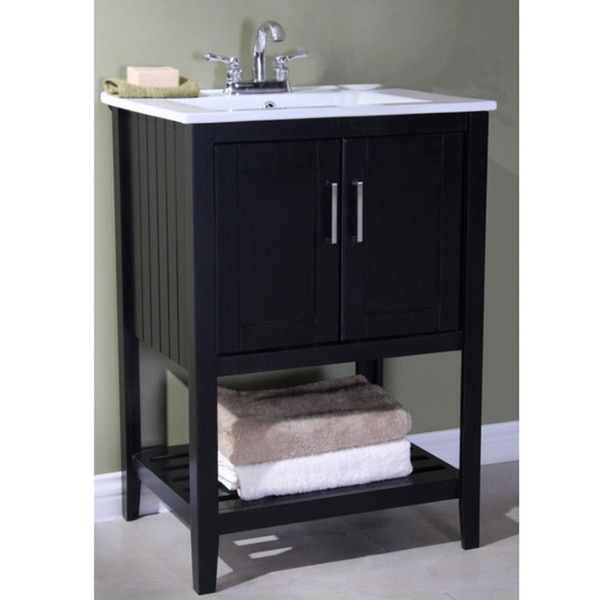 Legion Furniture Ceramic-top 24-inch Single Sink Bathroom Vanity