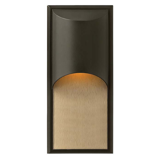 Cascade 1 Outdoor Curved Sconce Lighting