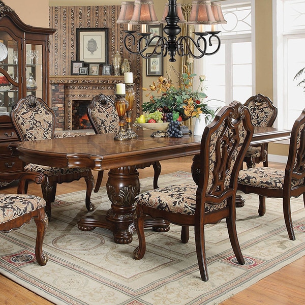 Mallory Formal Cherry Expandable Dining Table