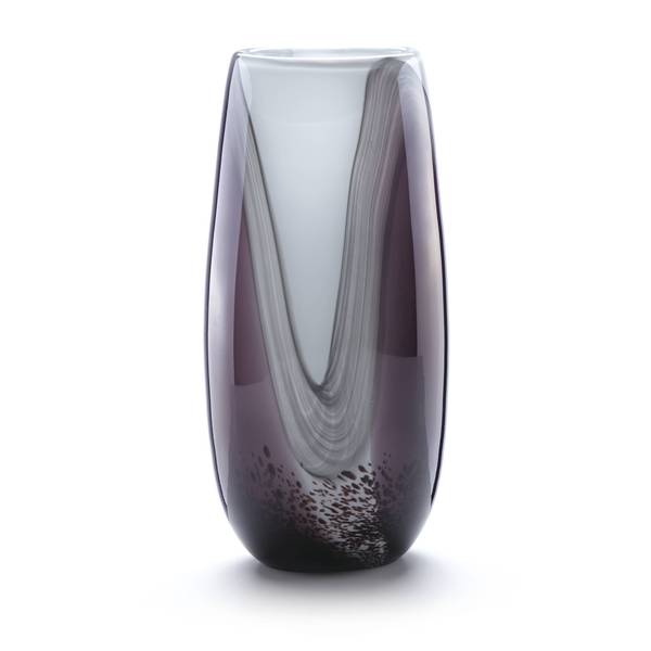 Novia Purple Crystal 11-inch Large Vase