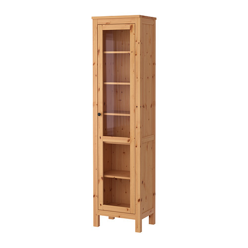 Hemnes Glass Door Wooden Cabinet