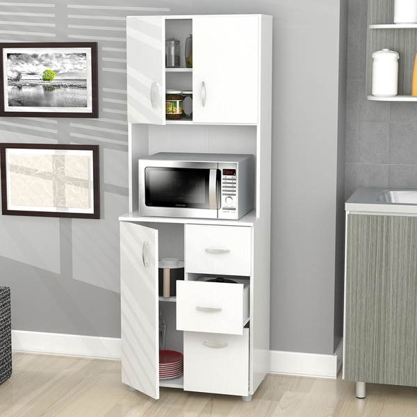 Inval Tall Kitchen Storage Cabinet, Nice Looking Storage Cabinets