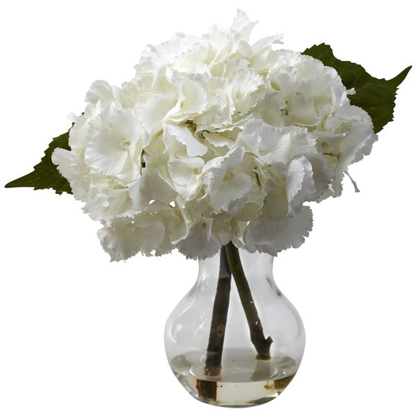 Natural Blooming Hydrangea Vase 