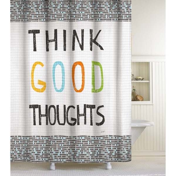 Think Good Thoughts Shower Curtain