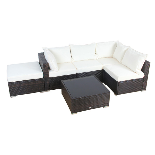Larraine 6-Piece Patio Sectional Seating Group