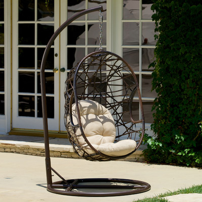 Duncombe Egg-Shaped Outdoor Swing Chair