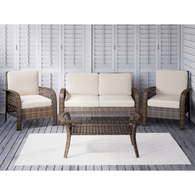 Niceville 4 Piece Deep Seating Group with Cushion