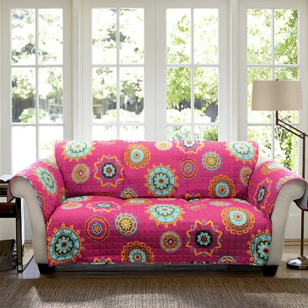 Lush Decor Adrianne Sofa Furniture Protector Slipcover