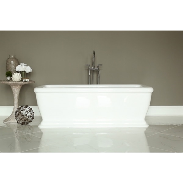 Signature White Acrylic Freestanding Bath Tub