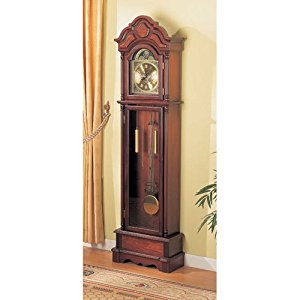 Traditional Grandfather Clock, Cherry