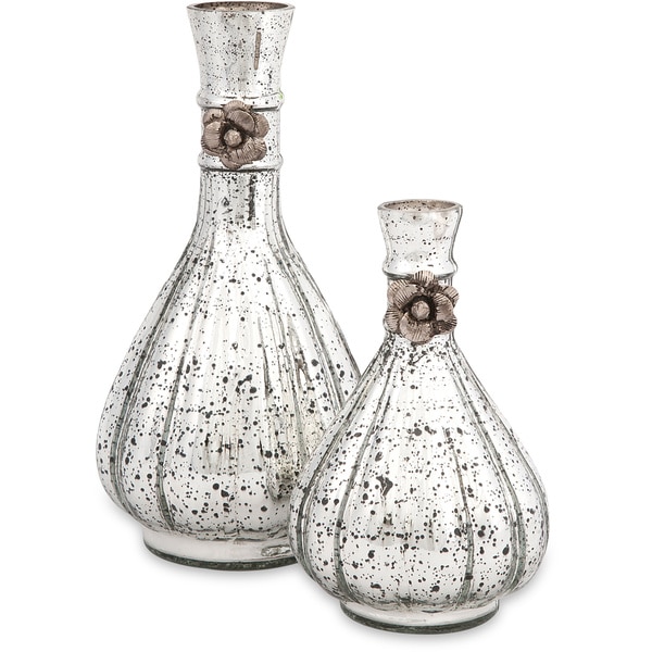 Gabrielle Glass Bottles (Set of 2)