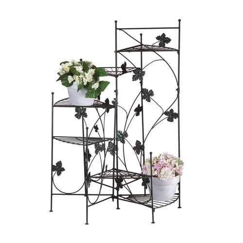 Heathcote Multi-Tiered Metal Plant Stand by Alcott Hill