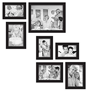  7-Piece Gallery Frame Set, Black