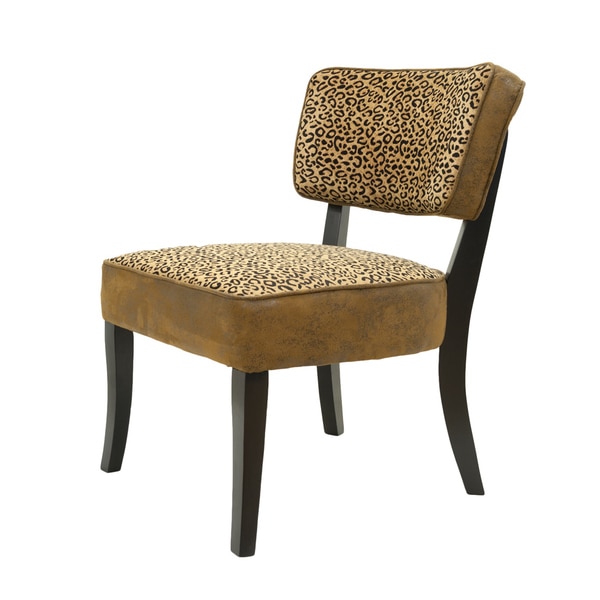 Best Master Furniture Leopard Accent Chair
