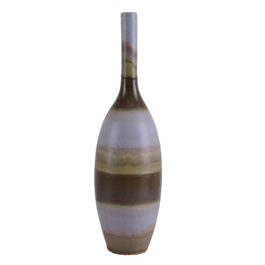 Spencer Striped Bottle Vase 