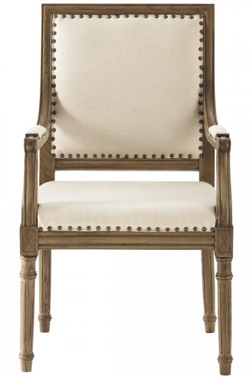 Lovely accent armchair with nail studs