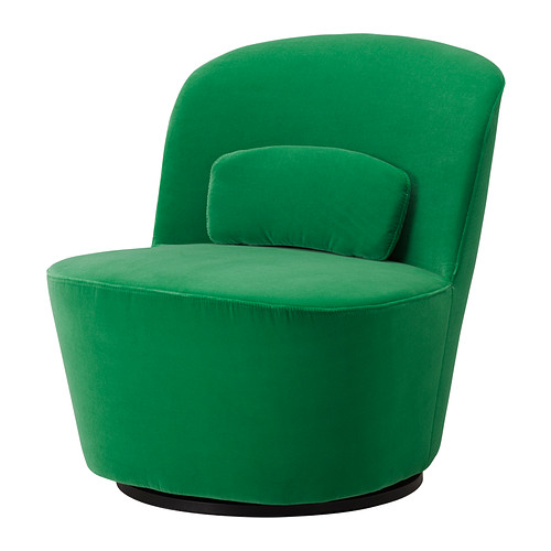 Stockholm parrot green swivel chair