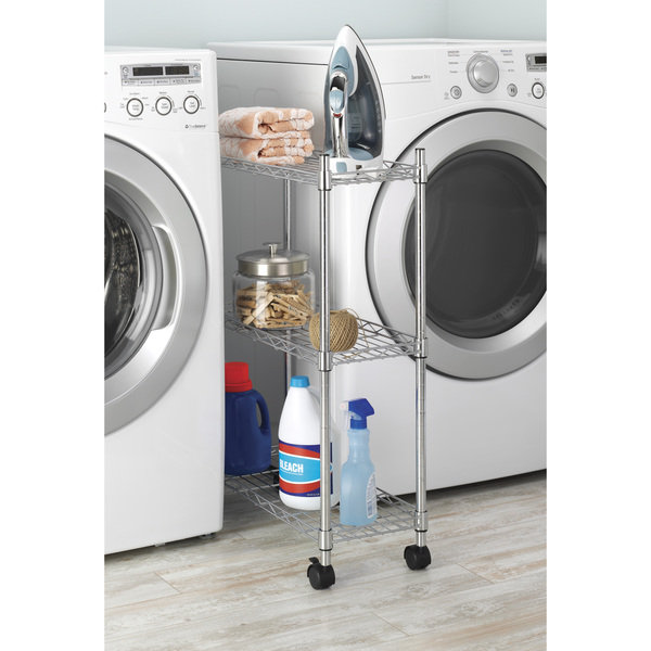 Whitmor 6056-53 Supreme 3-Tier Laundry Cart
