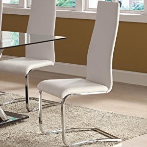 Dining Chairs with Chrome Legs (Set of 4)