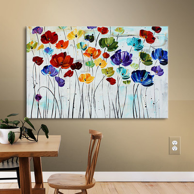 Lilies Painting Print on Canvas