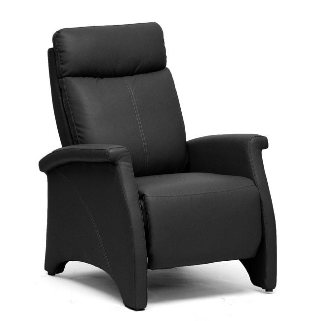 'Sequim' Black Reclining Club Chair