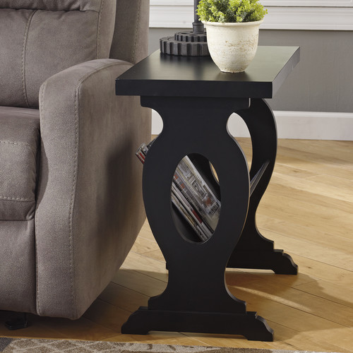 Braunsen End Table in Black by Signature Design by Ashley