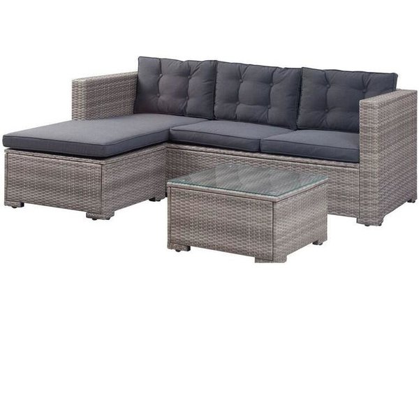 Luxemburg 3-Piece Patio Sectional Seating Group 
