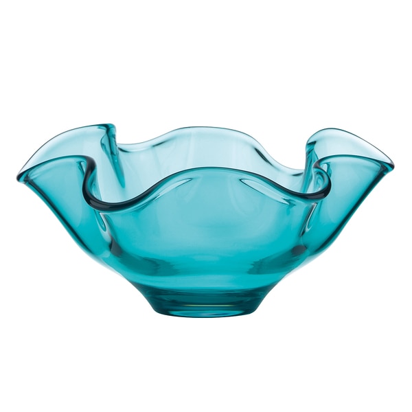 Turquoise Crystal Bowl