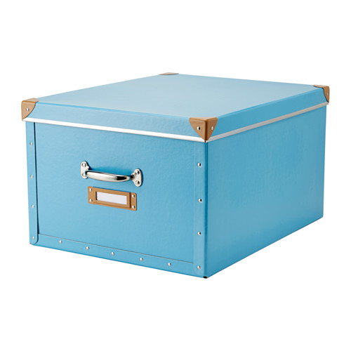 Stylish Turquoise storage box with lid