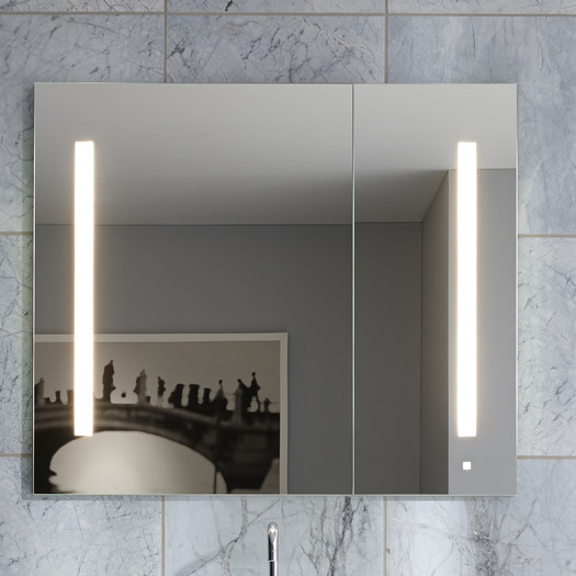 AiO Mirrored Wall Mounted Medicine Cabinet 