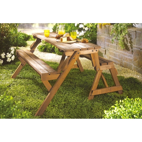 Interchangeable Picnic Table/ Garden Bench
