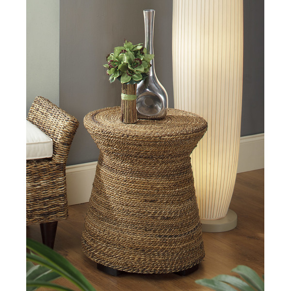Wrightsville Wicker End Table