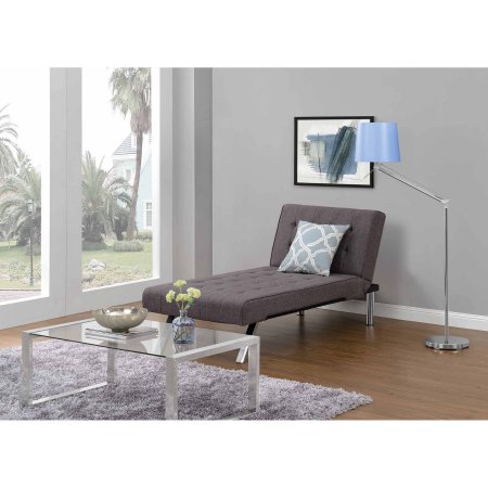Emily Futon Chaise Lounger, Available in Multiple Colored Upholstery