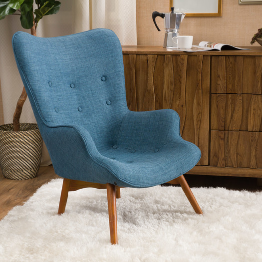 Canyon Vista Mid-Century Accent Chair by Langley Street