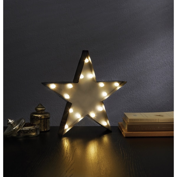 Apothecary & Company 13in. Marquee Sign with LED Star Symbol