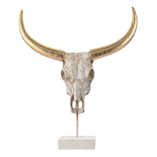 Buffalo Skull Figurine